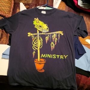 Graphic Short Sleeve Tee - Black with Neon Yellow Artwork